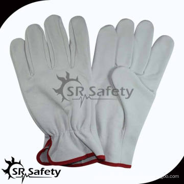 SRSAFETY volle Kuhkorn leahter Handschuhe / beste Qualität, die Lederhandschuhe, Porzellanlieferant fährt